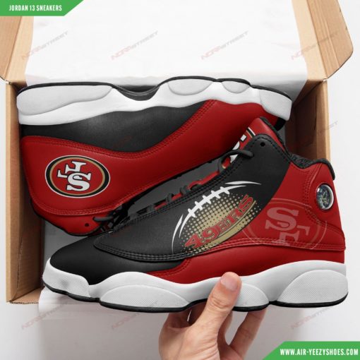 San Francisco 49ers Football Air JD13 Sneakers