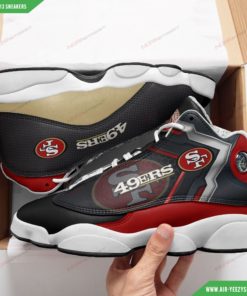 San Francisco 49ers Football Air JD13 Sneakers 65