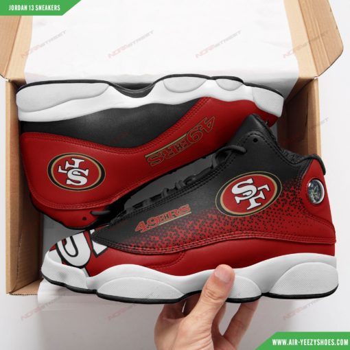 San Francisco 49ers Football Air JD13 Sneakers 84