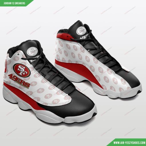 San Francisco 49ers Football Air Jordan 13 Sneakers 6