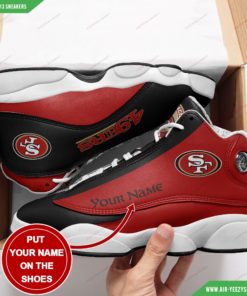 San Francisco 49ers Football Personalized Air JD13 Shoes