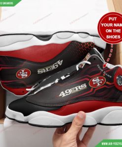 San Francisco 49ers Personalized Air Jordan 13 Sneakers