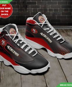 San Francisco 49ers Personalized Air Jordan 13 Sneakers