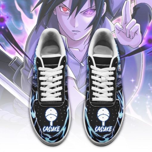 Sasuke Uchiha Sneakers Custom Naruto Air Force Shoes