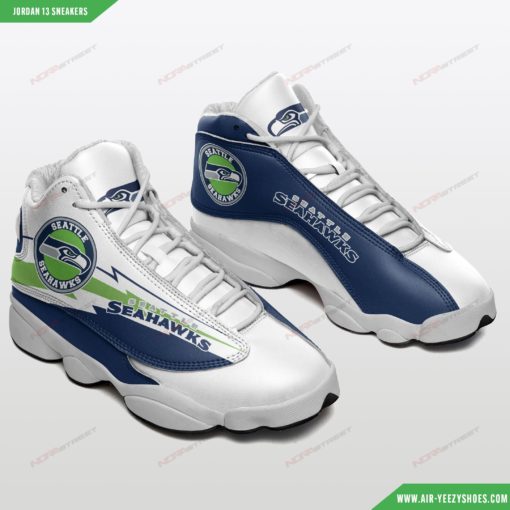 Seattle Seahawks Football Air JD13 Sneakers