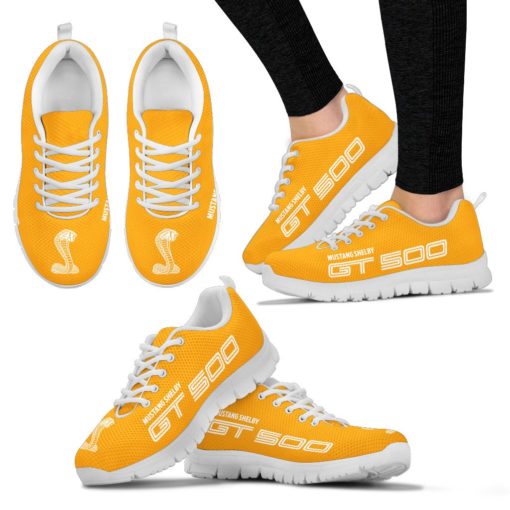 Shelby GT500 Breathable Running Shoes Yellow