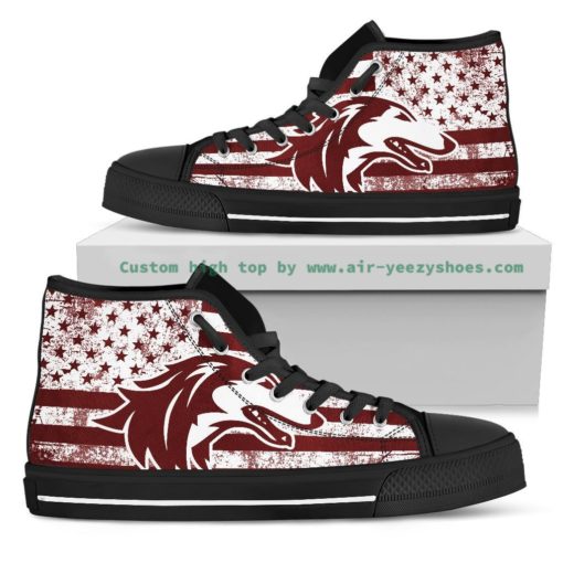 Southern Illinois Salukis Canvas High Top Shoes