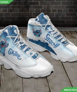 Stitch Ohana Air Jordan 13 Shoes