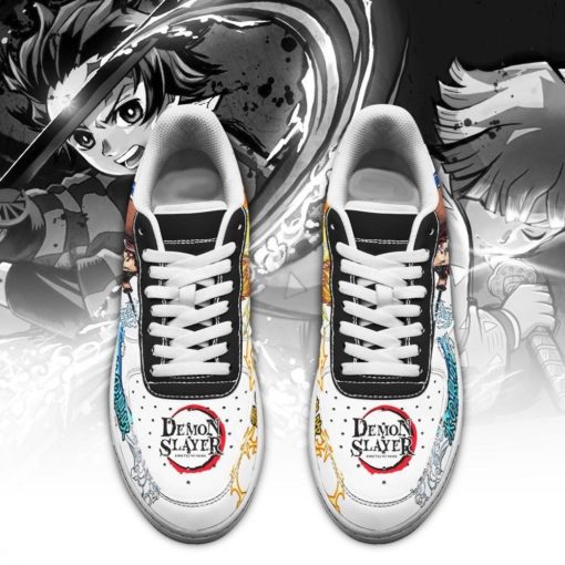 Tanjiro And Zenitsu Sneakers Demon Slayer Air Force Shoes