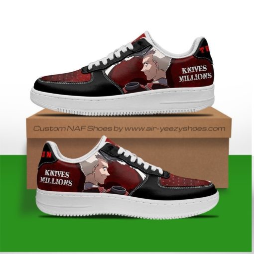 Trigun Shoes Knives Millions Sneakers Anime