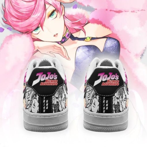 Trish Una Sneakers Manga Style JoJo's Air Force Shoes