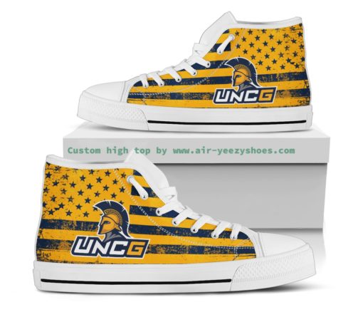 UNCG Spartans High Top Canvas Shoes