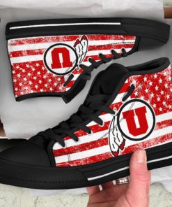 Utah Utes High Top Shoes