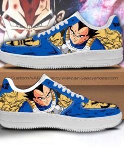 Vegeta Blue Sneakers Custom Dragon Ball Air Force Shoes