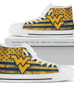 West Virginia Mountaineers High Top Shoes
