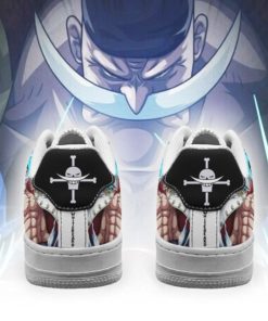 White Beard Sneakers Custom One Piece Air Force Shoes