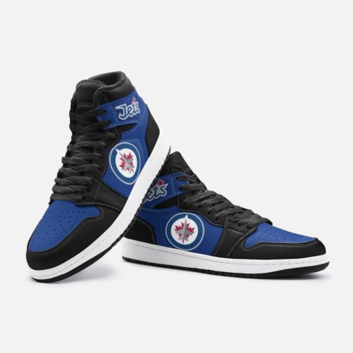 Winnipeg Jets Hockey Team Custom Jordan 1 High Sneakers Boots