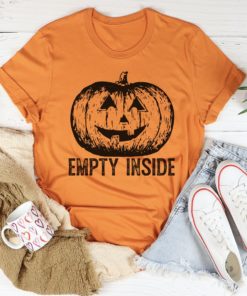 Empty Inside Pumpkin Tee Shirt