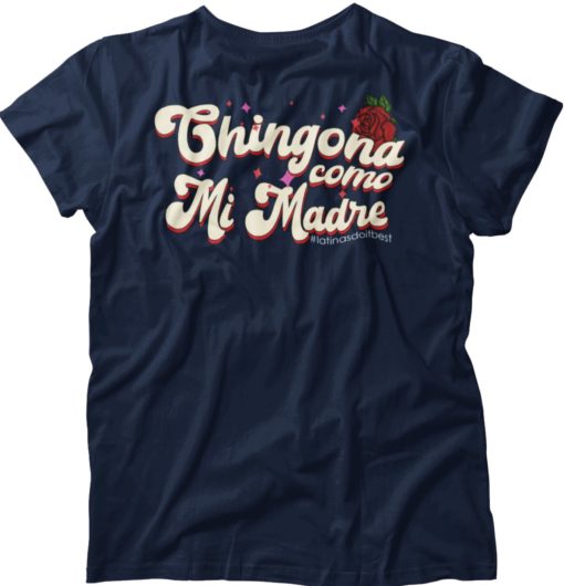 Chingona Como Mi Madre Vintage Ladie’s short sleeve t-shirt