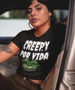 Creepy Port Vida Goth Ladies T-shirt