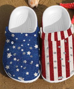 America Flag Independence Us Day 4th Of July Gifts Crocs Clog Shoes