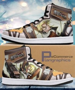 Annie Leonhart Training Corps Attack on Titan Casual Anime Sneakers, Streetwear Shoe