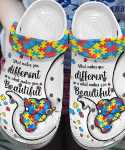 Autism What Makes You Different Crocs Clog Shoes