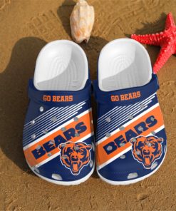 Chicago Bears Go Bears Custom For Nfl Fans Crocs Clog Shoes