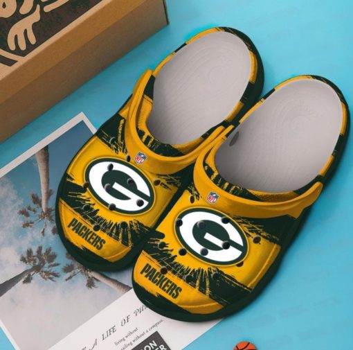 Green Bay Packers Crocband Nfl Crocs Clog Shoes