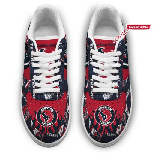 Houston Texans NFL Football Team Air Force Shoes Custom Sneakers