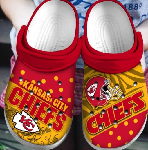 Kansas City Chiefs Crocband Nfl Crocs Clog Shoes