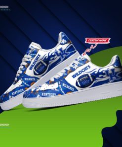 Kentucky Wildcats NCAA Football Team Air Force Shoes Custom Sneakers