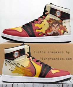 Kyojuro Rengoku Demon Slayer Casual Shoes, Custom Sneakers