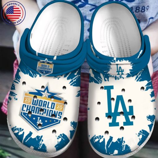 Los Angles Dodgers World Champions For Mlb Fans Crocs Clog Shoes
