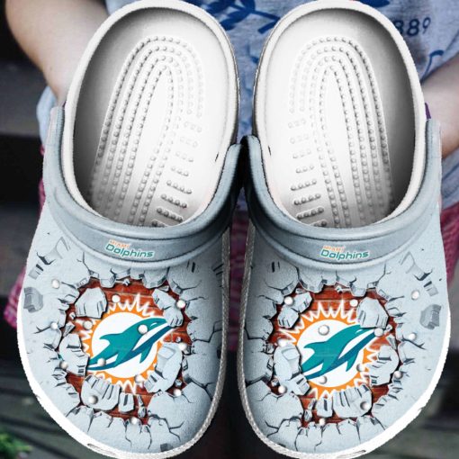 Miami Dophin Tide Crocs Clog Shoes