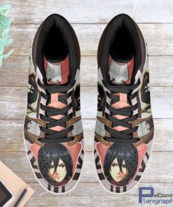 Mikasa Ackerman Training Corps Attack on Titan Casual Anime Sneakers, Streetwear Shoe