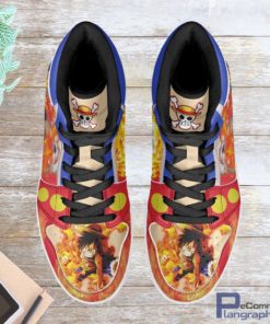 Monkey D. Luffy Red Hawk One Piece Casual Shoes, Custom Sneakers