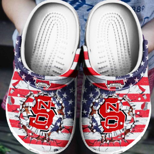Nc State Wolfpack Crocs Clog Shoes