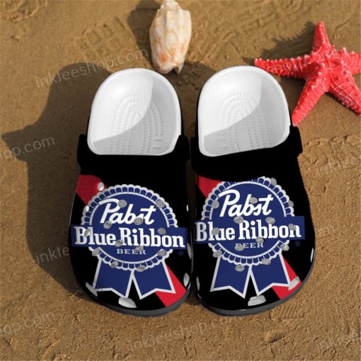 Pabst Blue Ribbon Crocs Clog Shoes