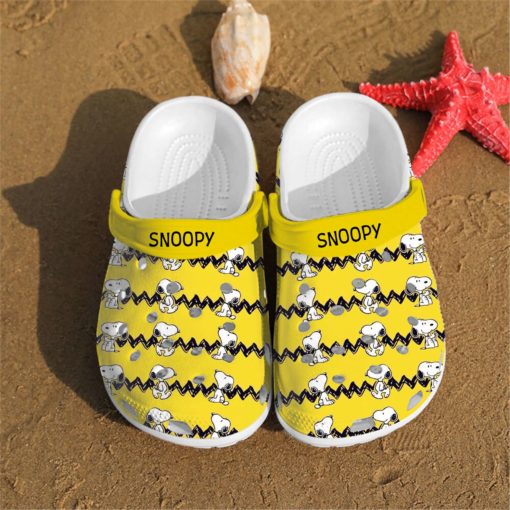 Personalised Snoopy Charlie Brown Peanuts Custom Crocs Clog Shoes