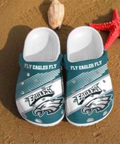 Philadelphia Eagles Fly Eagles Fly Custom For Nfl Fans Crocs Clog Shoes