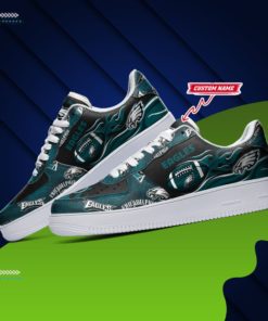 Philadelphia Eagles NFL Football Team Air Force Shoes Custom Sneakers