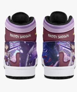 Raiden Shogun Genshin Impact Casual Anime Sneakers, Streetwear Shoe