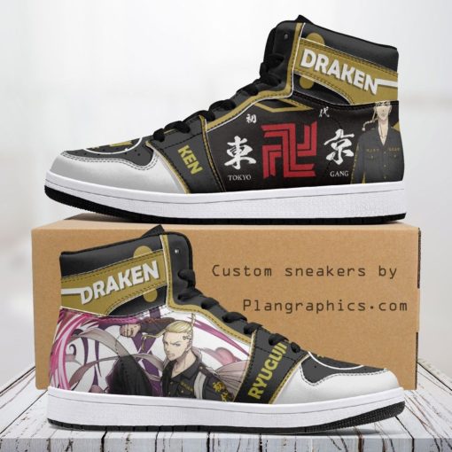 Ryuguji Ken Tokyo Revengers Casual Anime Sneakers, Streetwear Shoe