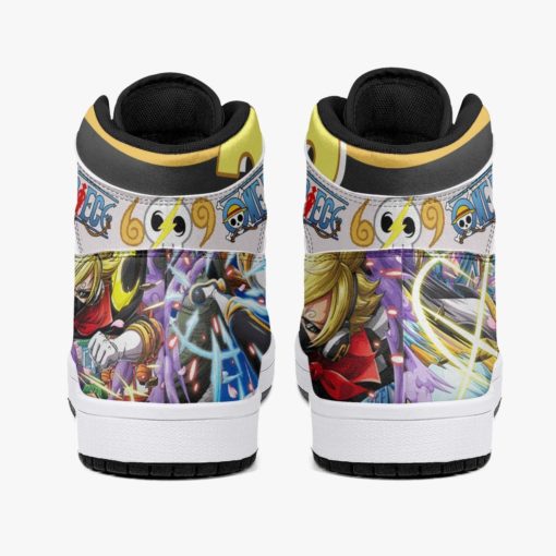 Vinsmoke Sanji Stealth Black One Piece Casual Anime Sneakers, Streetwear Shoe