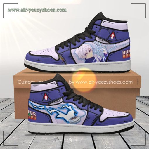 Killua Zoldyck Shoes Custom Hunter x Hunter Anime Boot Sneakers