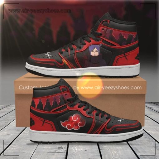Konan Akatsuki Boot Sneakers Custom Naruto Anime Shoes