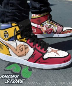 Luffy x Boa Hancock Anime Shoes Custom One Piece Boot Sneakers