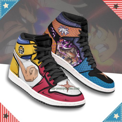Luffy x Kaido Anime Shoes Custom One Piece Boot Sneakers