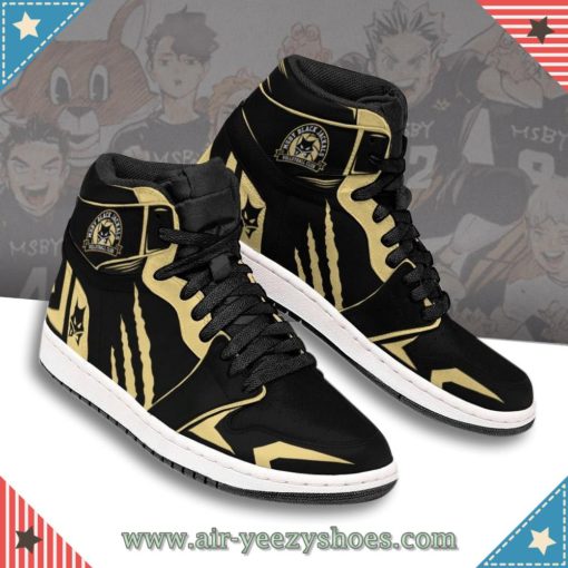 MSBY Black Jackal Shoes Custom Haikyuu Anime Boot Sneakers